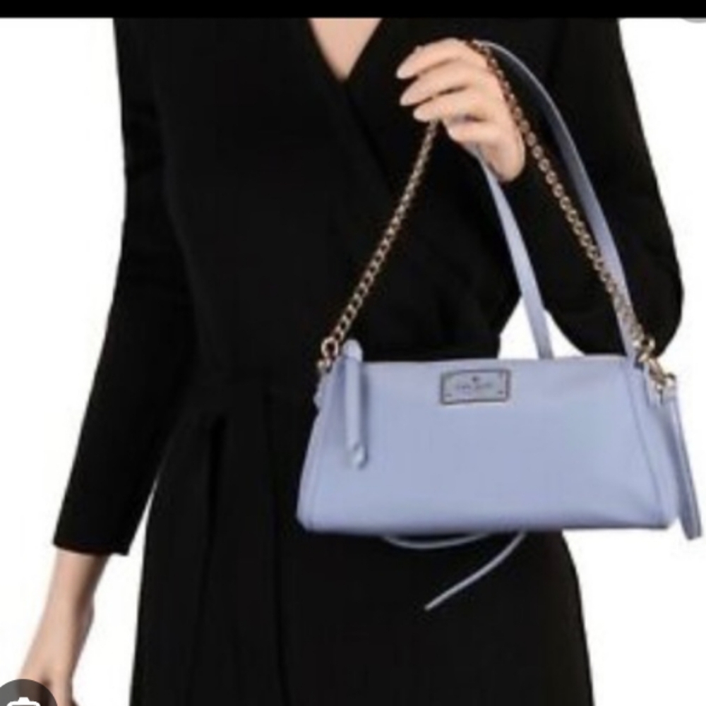 Kate Spade, EUC, Women's, Crossbody/ Shoulder Bag, Zipper Closure, Color Blue